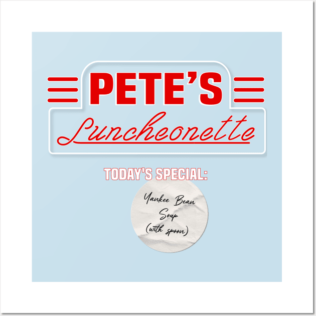 Pete's Luncheonette Wall Art by ToughPigs